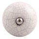 White Purple Crackle Ceramic Wine Stopper